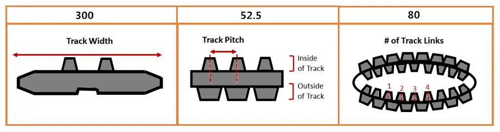 Substantially Rubber Track Mini Excavator Rubber Track Compact Track Excavator Long Lifespan in Stock