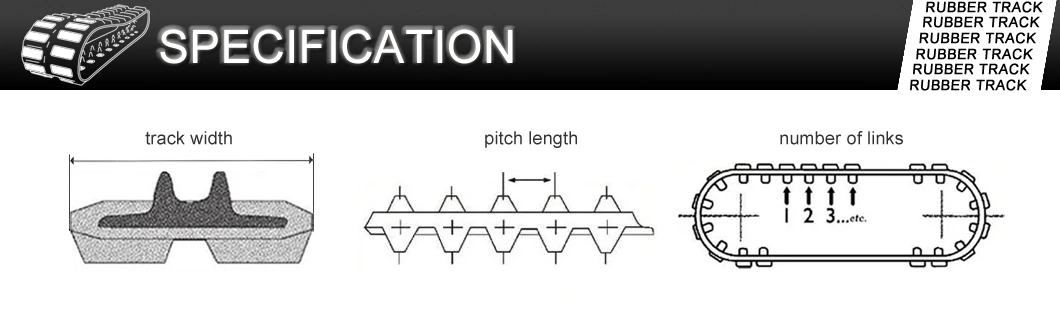 Wholesale Small Rubber Crawler Skid Steer Loder Crawler Bulldozer Track Farm Tractor Agricultural Combine Harvester Mini Excavator Rubber Track
