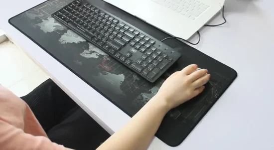 世界地図大サイズ拡張プロフェッショナルスムーズカスタム Amazon ホットラバーキーボードマウスパッドゴムゲームマウスパッド卸売